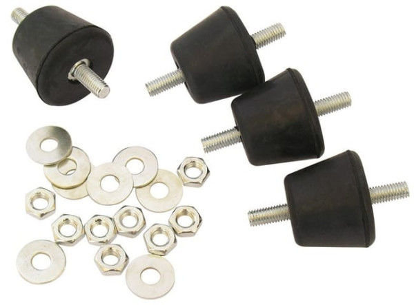 Montážní konzole, 45×45 cm + sada antivibračních silentbloků AG35 1